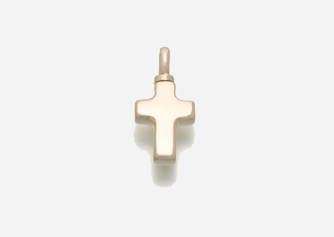 Small Cross Pendant - Gold Vermeil Image